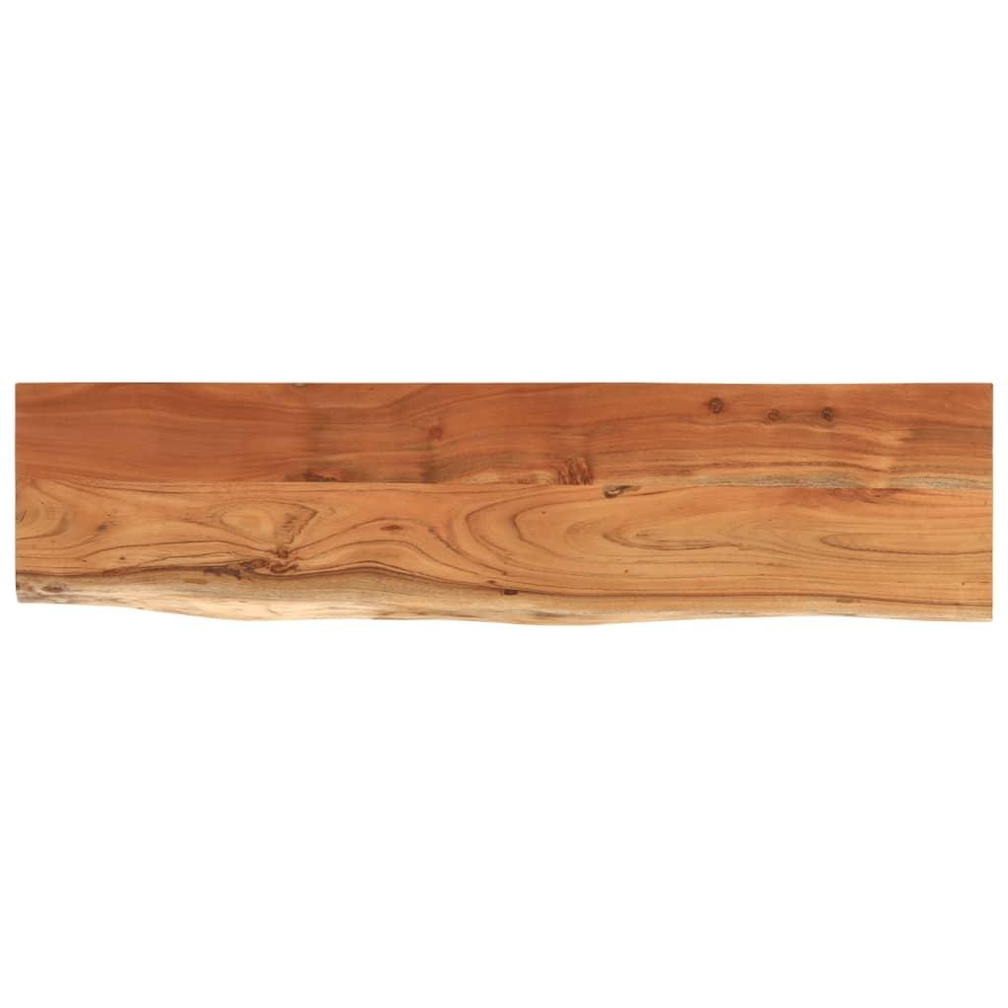 Voir la diapositive 2 : VIDAXL Dessus de table 160x40x2,5 cm rectangulaire bois massif acacia