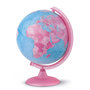Voir la diapositive 1 : Globe lumineux rose 25 cm
