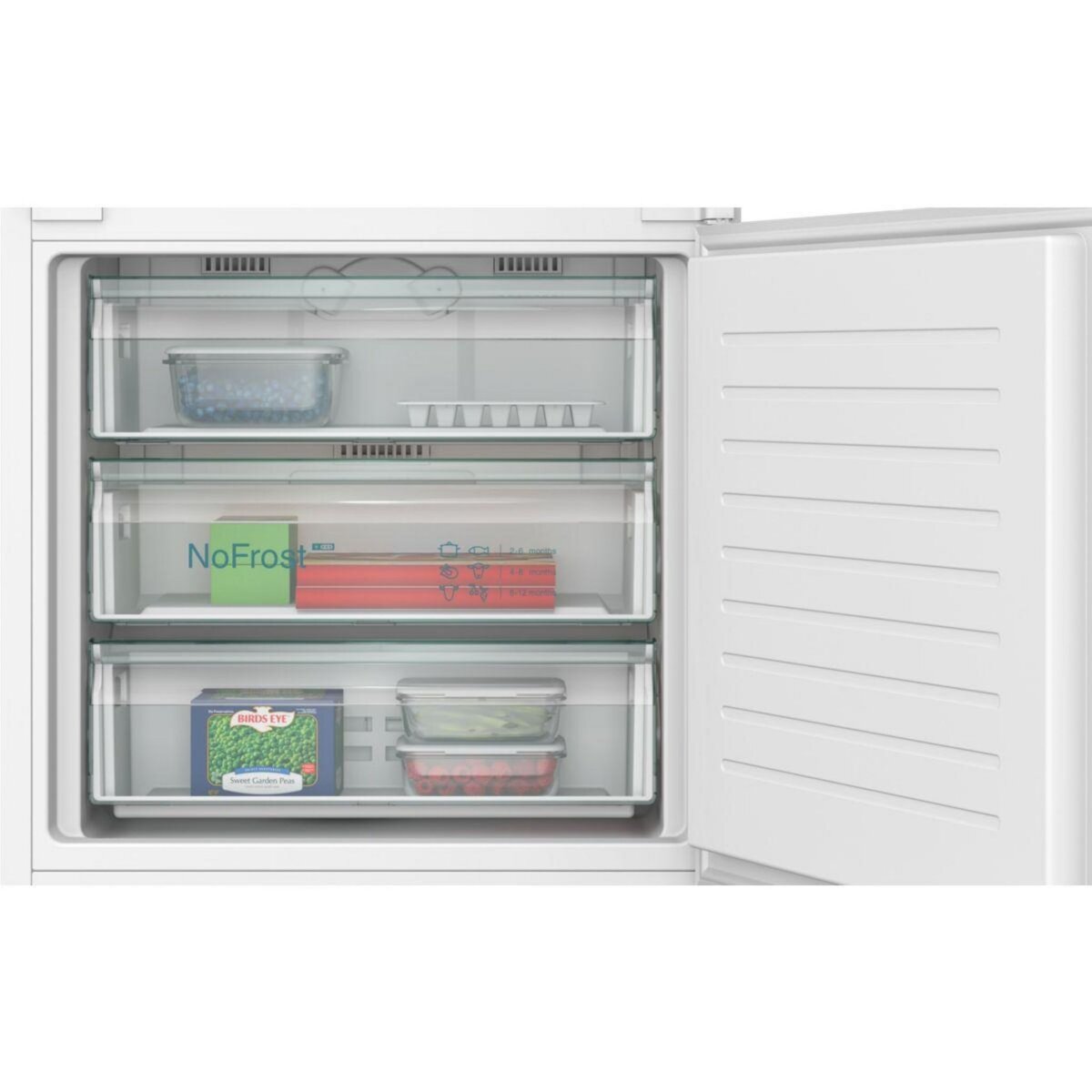 Siemens Réfrigérateur combiné encastrable KB96NNSE0, iQ100