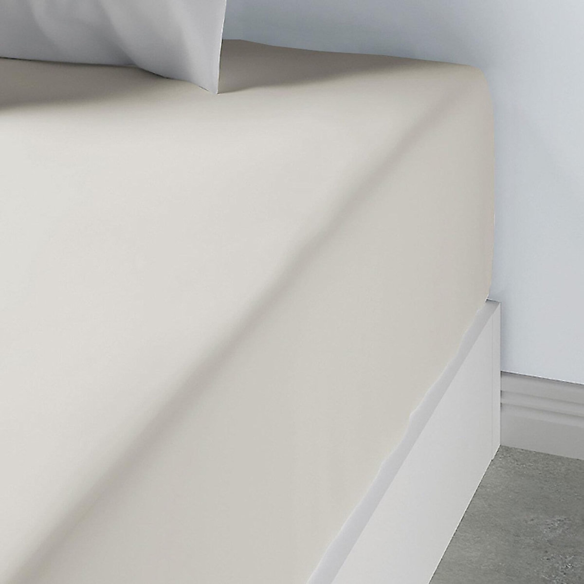 Les Ateliers du Linge Drap housse 100% coton 115g 57fils