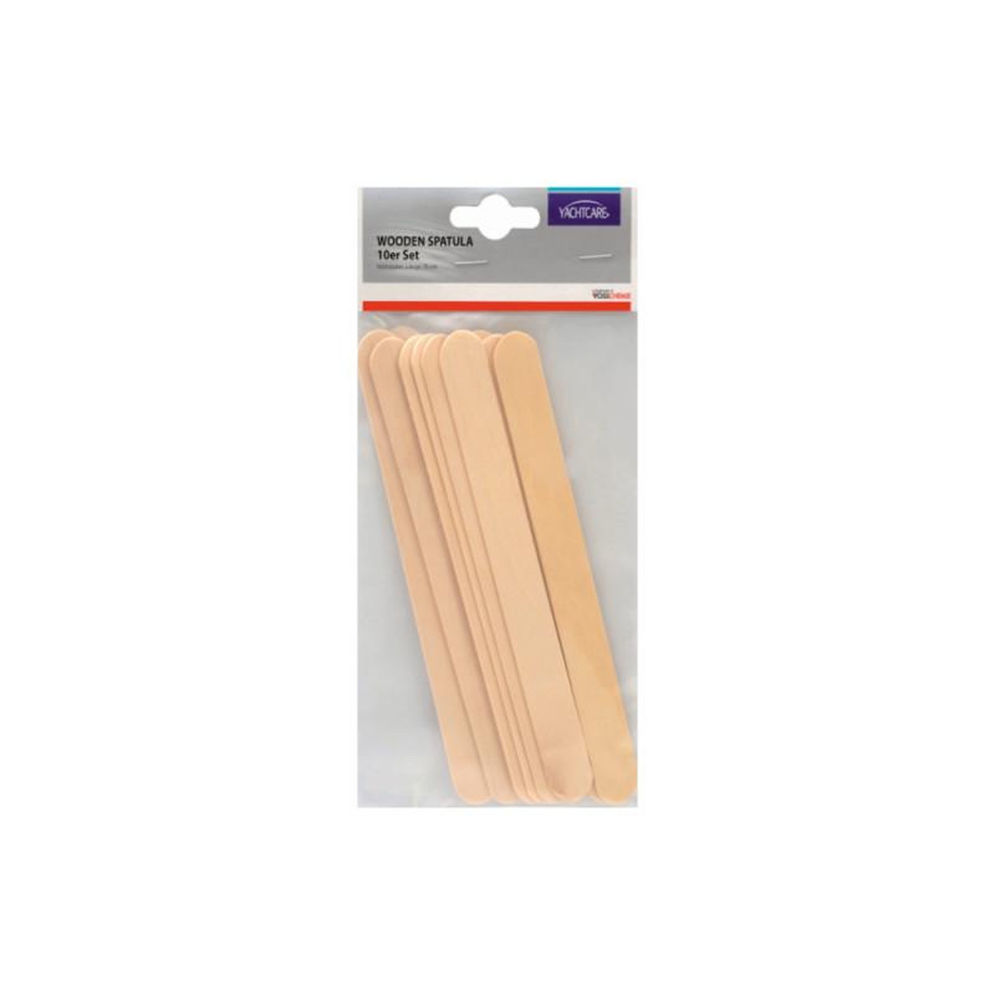 Voir la diapositive 2 : Yachtcare Pack de 10 spatules en bois Yachtcare