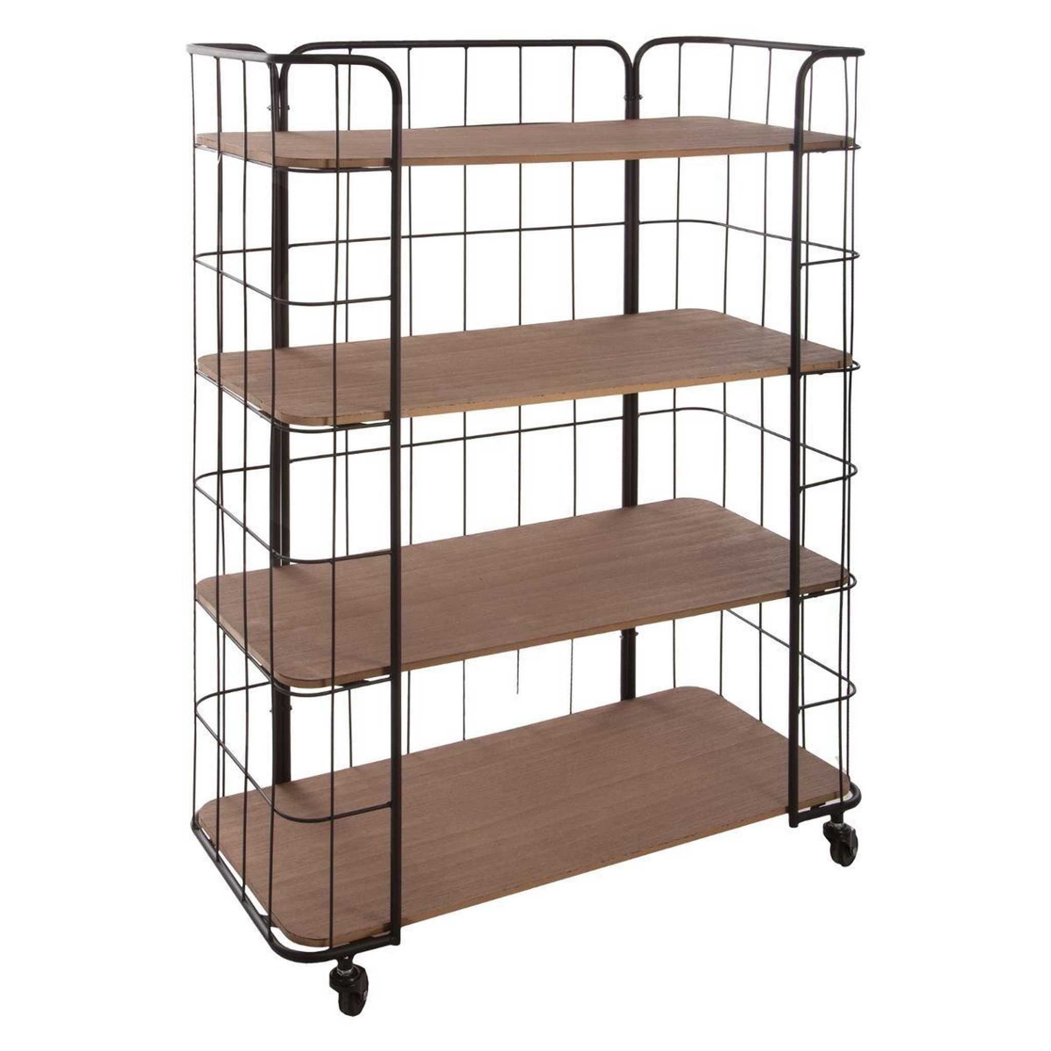 ATMOSPHERA Étagère à 4 niveaux  jordi  97cm noir