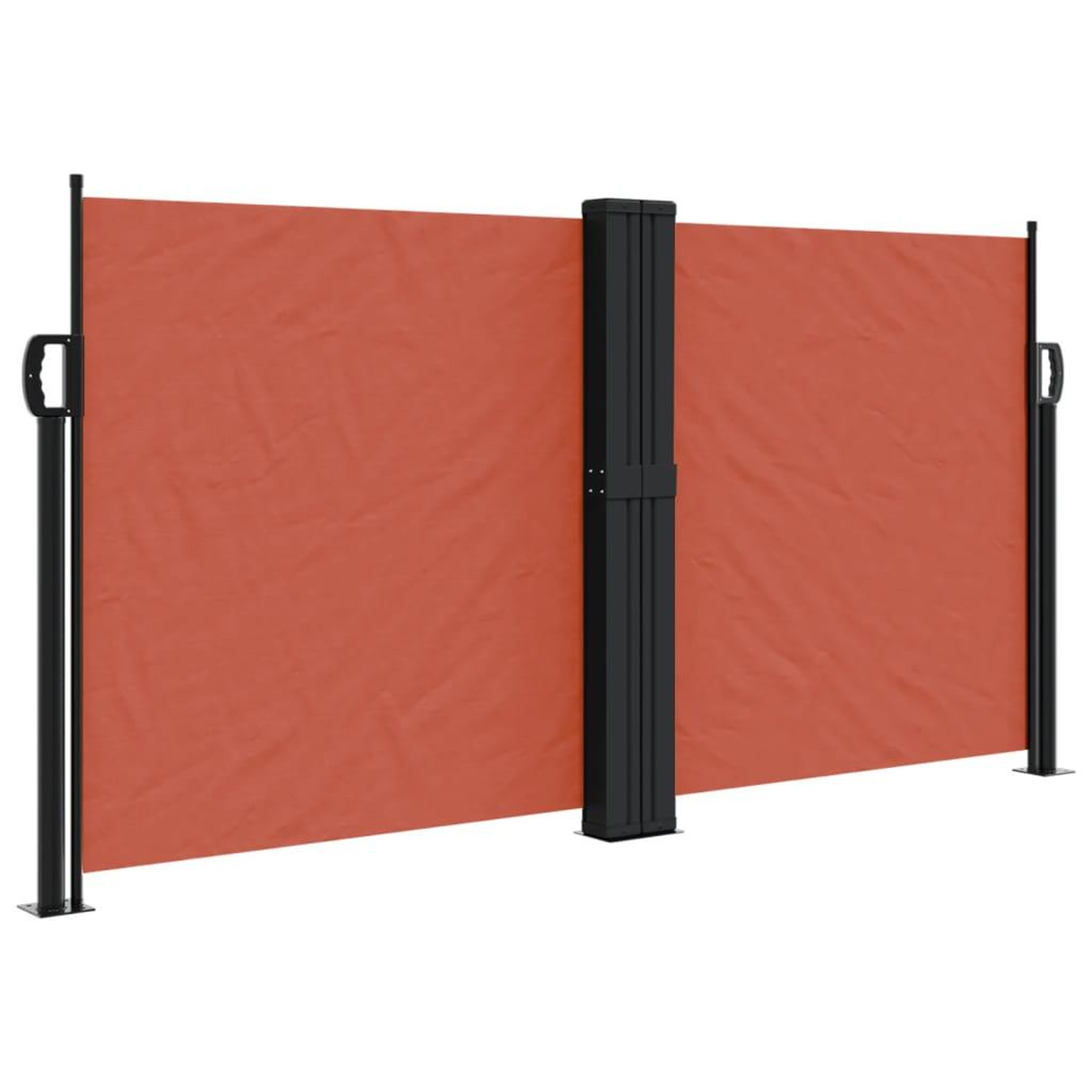 Voir la diapositive 2 : VIDAXL Auvent lateral retractable terre cuite 120x1000 cm