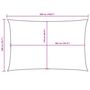 Voir la diapositive 6 : VIDAXL Voile de parasol tissu oxford rectangulaire 2x5 m terre cuite