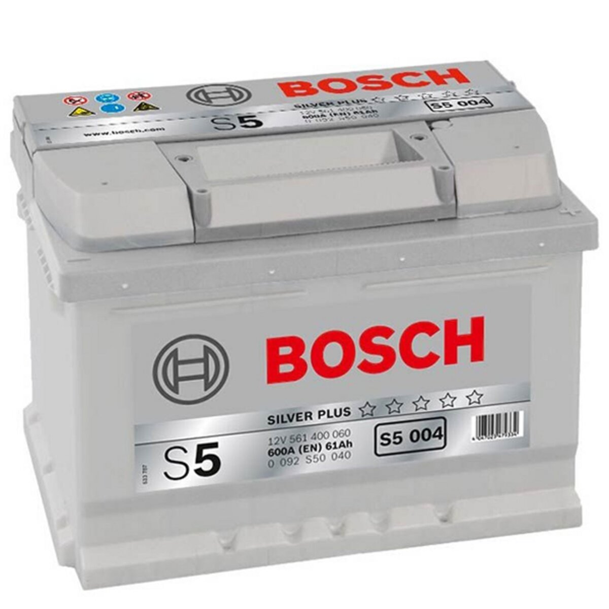 BOSCH Batterie Bosch S5004 61Ah 600A BOSCH