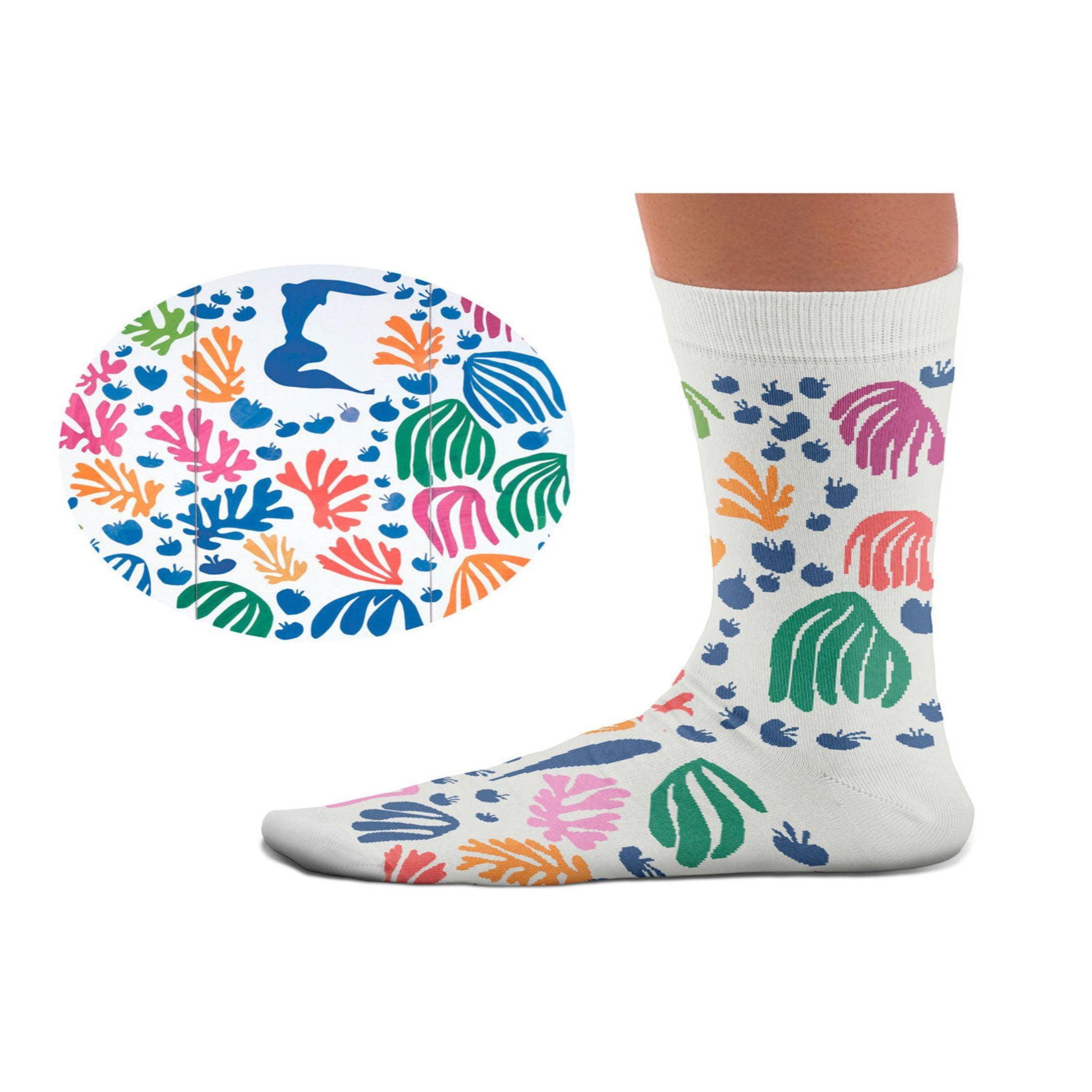 Voir la diapositive 3 : SOCK AFFAIRS Chaussettes la perruche et la sirène, henri matisse