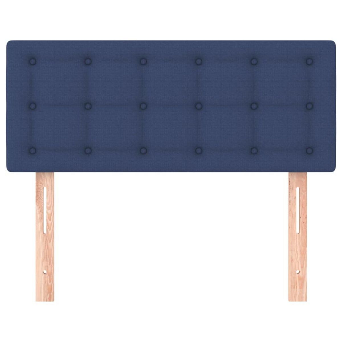 VIDAXL Tete de lit Bleu 90x5x78/88 cm Tissu