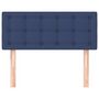 Voir la diapositive 3 : VIDAXL Tete de lit Bleu 90x5x78/88 cm Tissu