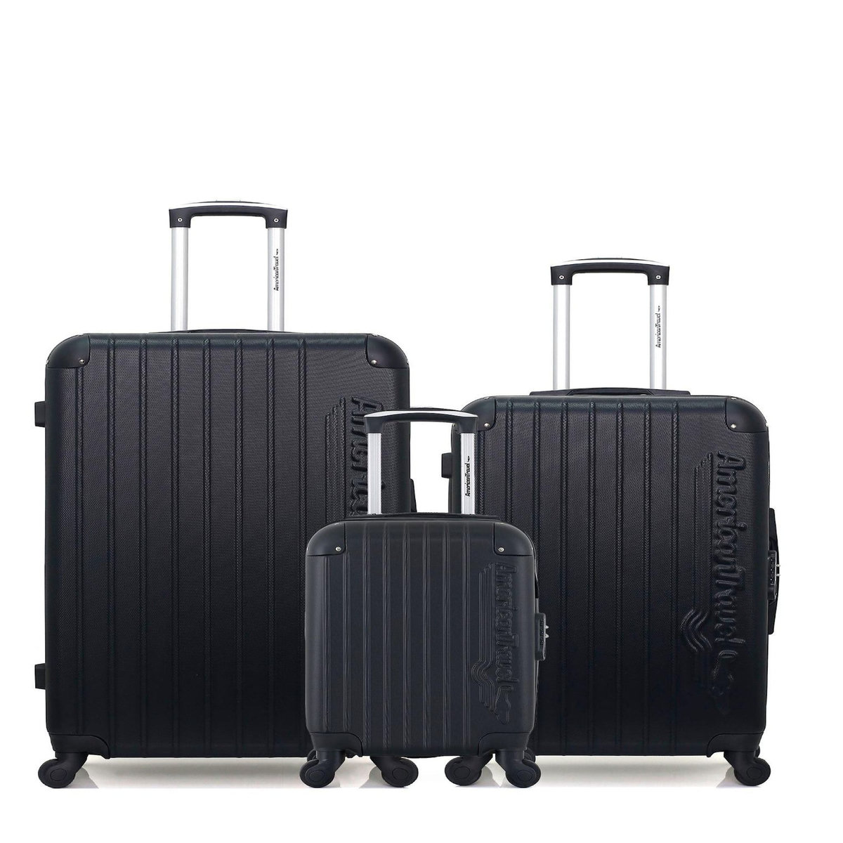 AMERICAN TRAVEL AMERICAN TRAVEL - LOT DE 3 - Valises grand format, weekend et cabine XXS BUDAPEST