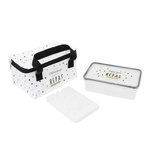 Paris Prix Lunch Bag 3 Pièces  Délicieux Repas  23cm Blanc