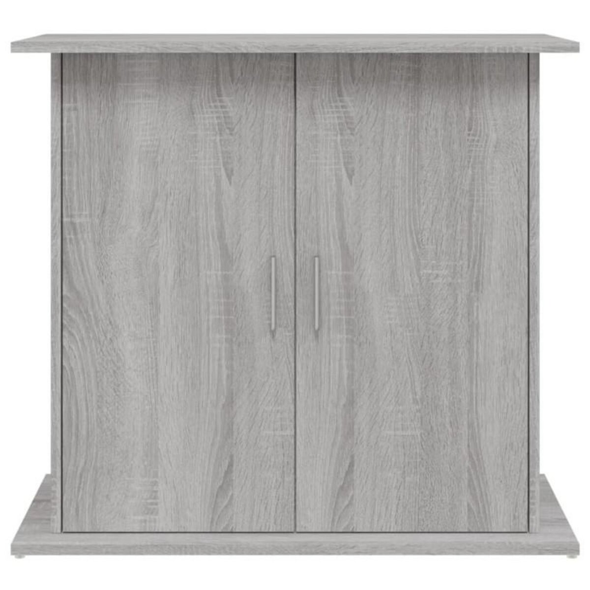 VIDAXL Support pour aquarium sonoma gris 81x36x73 cm bois d ingénierie