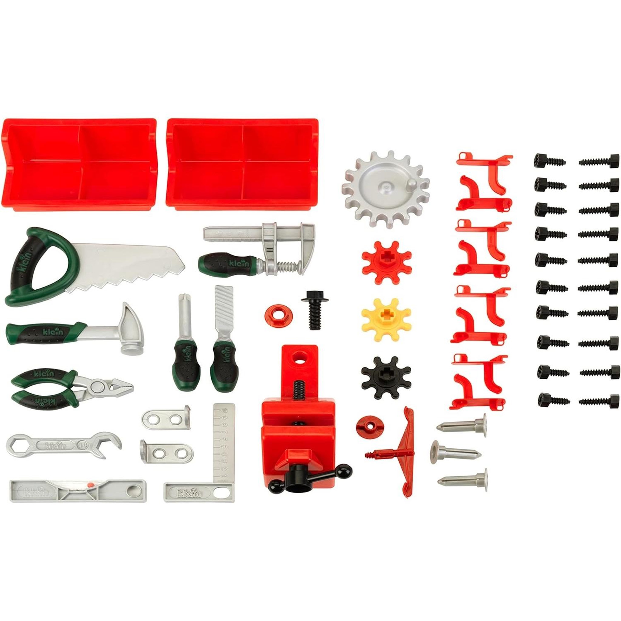Voir la diapositive 6 : Klein BOSCH - Etabli Work-Shop Enfant - 82 Accessoires