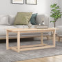 Voir la diapositive 1 : VIDAXL Table basse 110x55x45 cm Bois massif de pin
