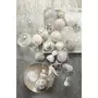 Paris Prix Lot de 4 Boules de Noël  Cœur Perles  6cm Blanc