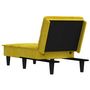 Voir la diapositive 5 : VIDAXL Chaise longue jaune velours