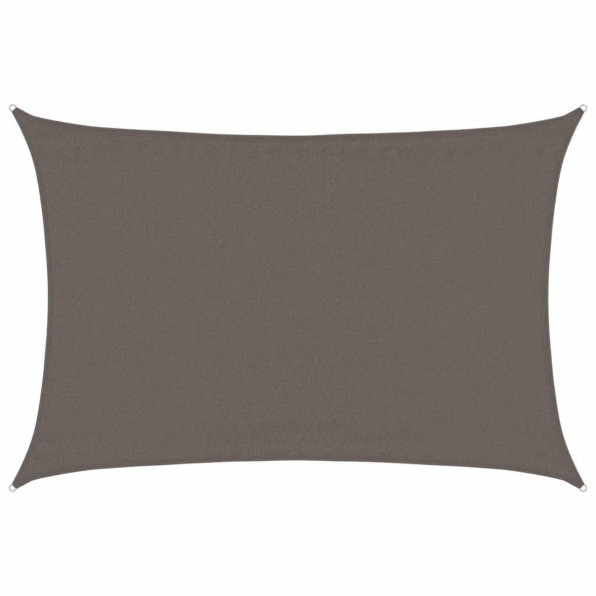 VIDAXL Voile d'ombrage 160 g/m^2 Anthracite 3,5x5 m PEHD