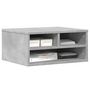 Voir la diapositive 4 : VIDAXL Support d imprimante gris béton 49x40x22,5 cm bois d ingénierie