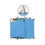 Voir la diapositive 3 : Habitat et Jardin Lot de 2 bains de soleil pliable  Lazy  - Avec pare soleil - Bleu