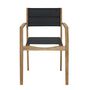 Voir la diapositive 6 : GARDENSTAR Fauteuil de jardin en bois d'accacia et textilène
