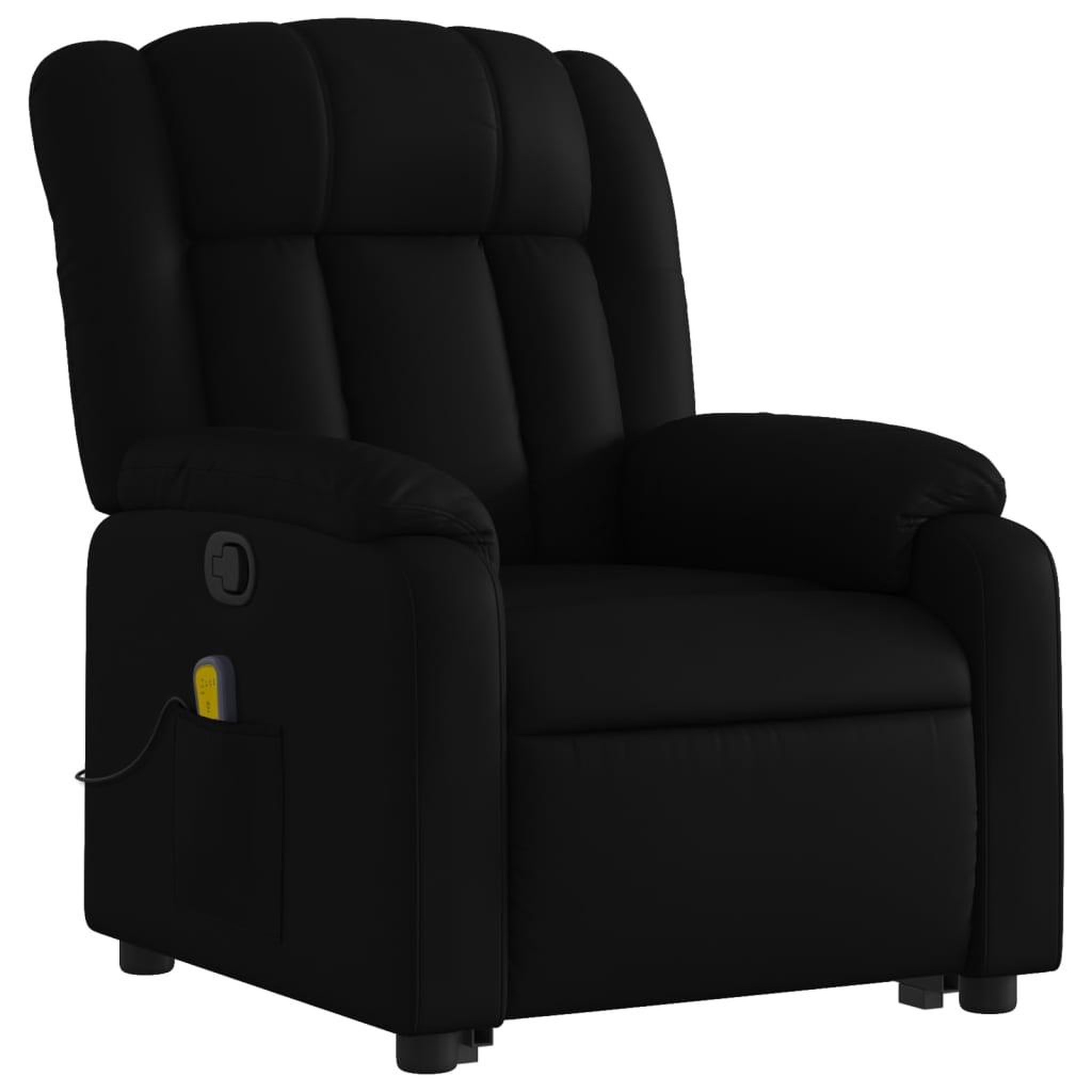 Voir la diapositive 4 : VIDAXL Fauteuil inclinable de massage Noir Similicuir