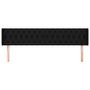 Voir la diapositive 3 : VIDAXL Tete de lit avec oreilles Noir 203x16x78/88 cm Tissu