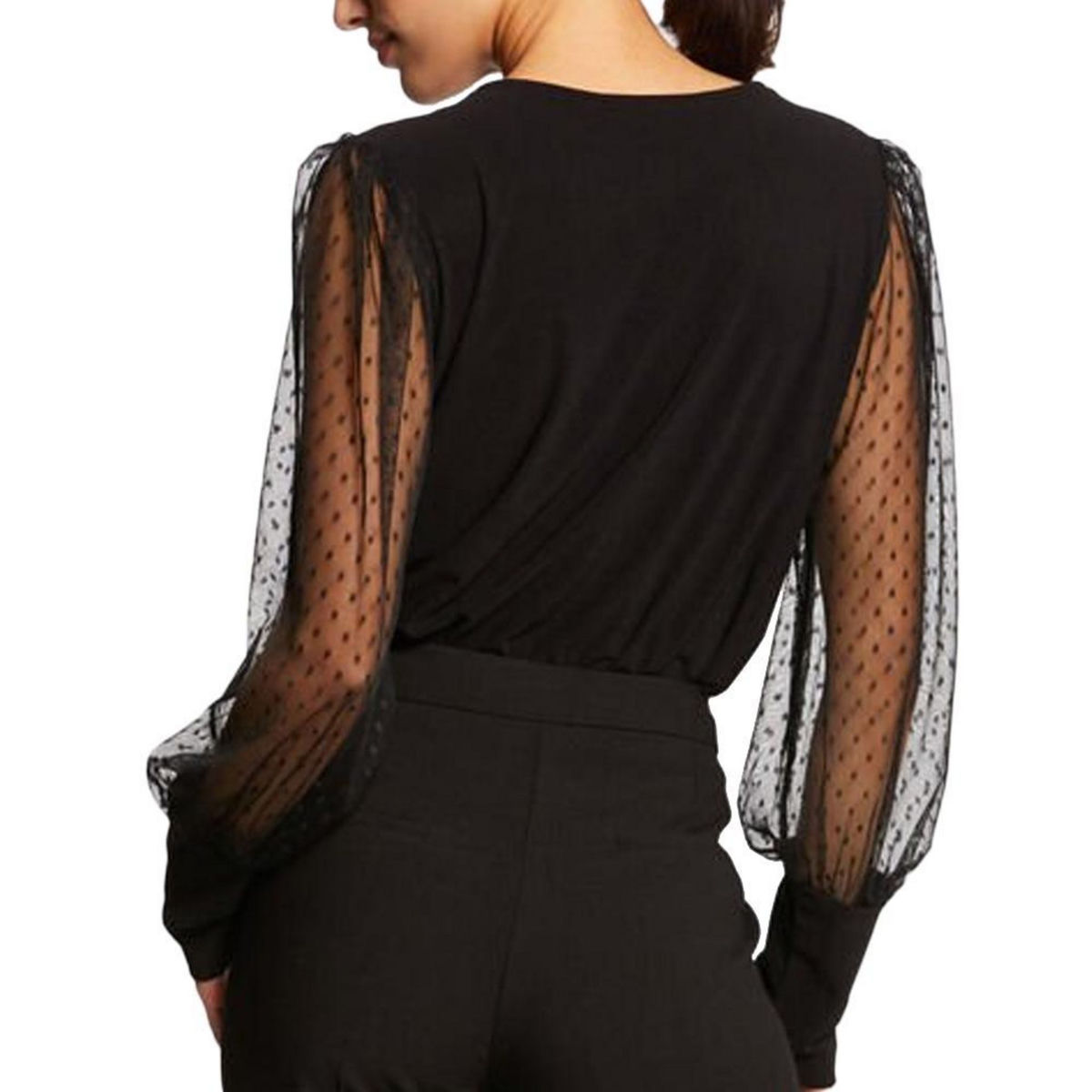 MORGAN T-Shirt Manches Longues Noir Femme Morgan TAGADA