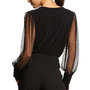 Voir la diapositive 2 : MORGAN T-Shirt Manches Longues Noir Femme Morgan TAGADA