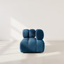 Voir la diapositive 6 : LISA DESIGN Ruby - module d'assise d'angle gauche en velours texturé