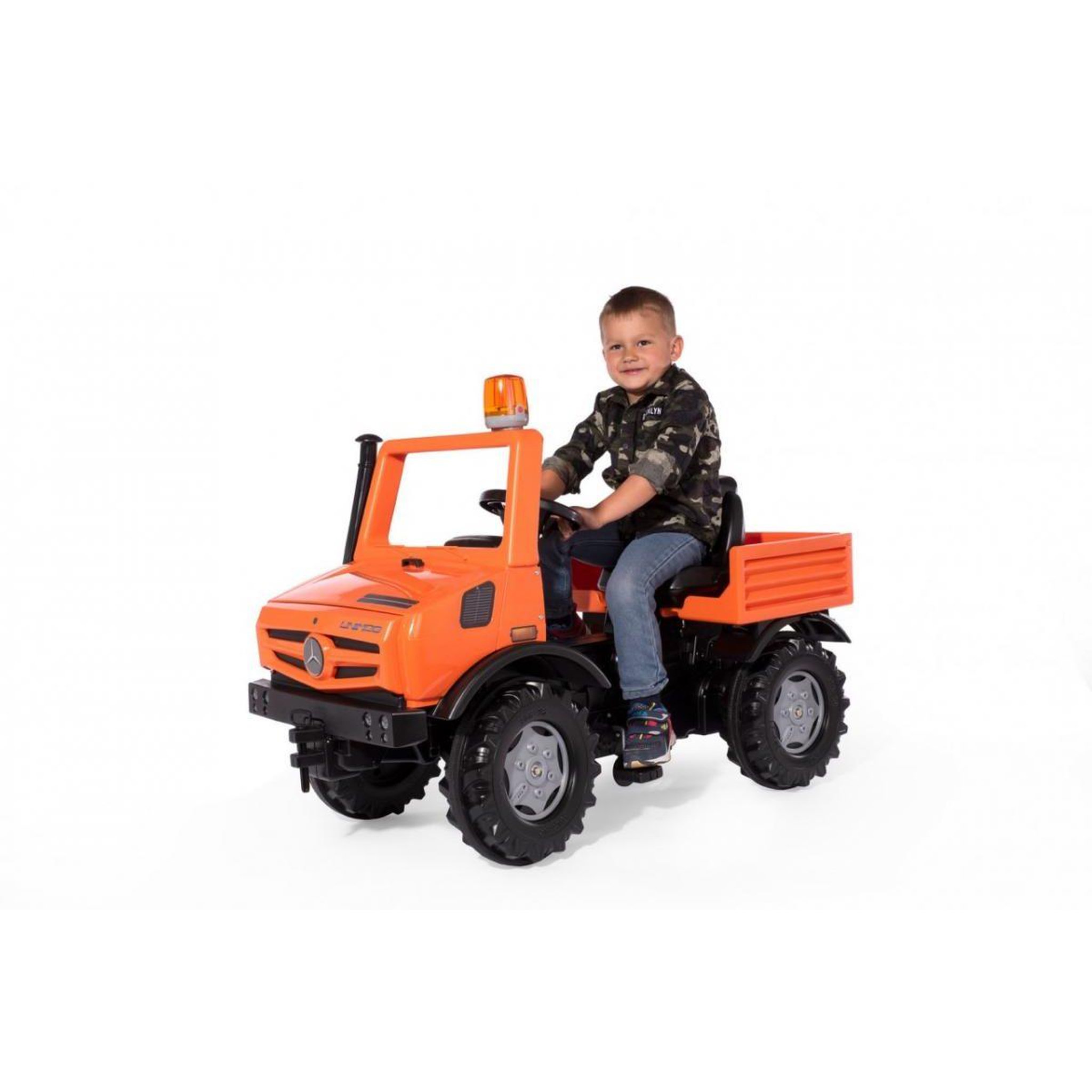 Voir la diapositive 2 : ROLLY TOYS Tracteur a pédales service rollyunimog
