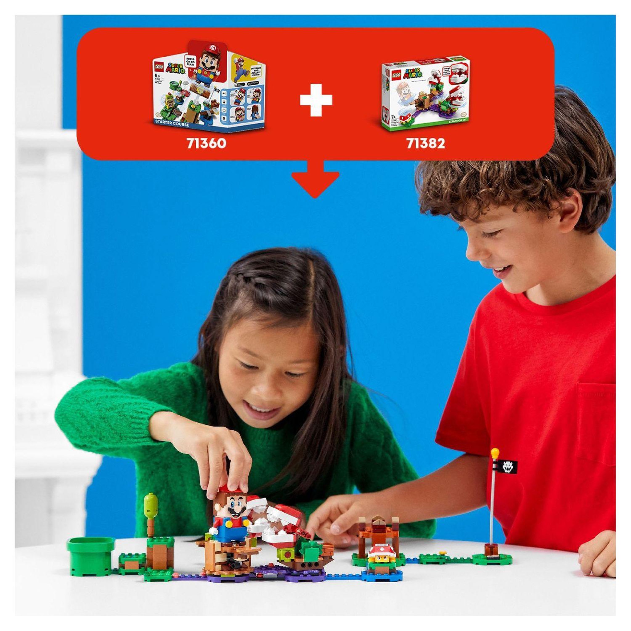 Voir la diapositive 3 : LEGO Super Mario 71382 Ensemble d'extension Le défi de la Plante Piranha