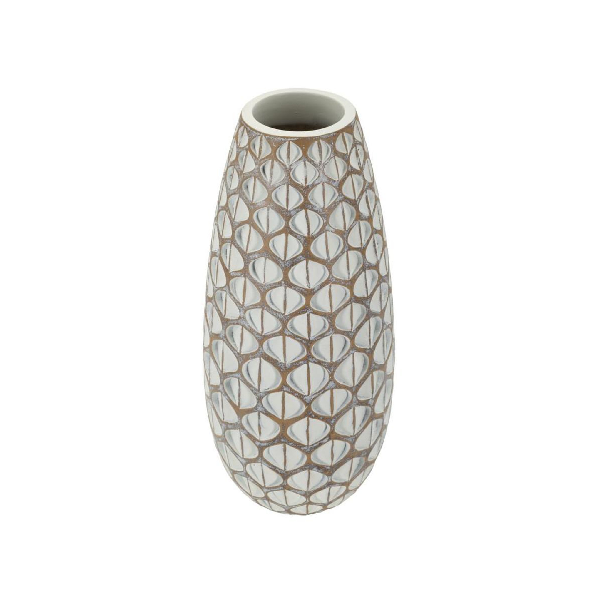 Voir la diapositive 2 : Paris Prix Vase déco en résine  tibet  45cm multicolore