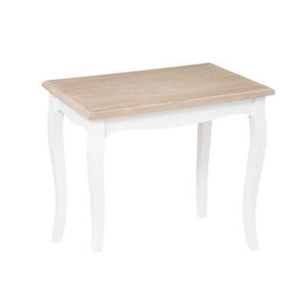 ATMOSPHERA Lot de 2 Tables Basses  Chrysa  60cm Blanc