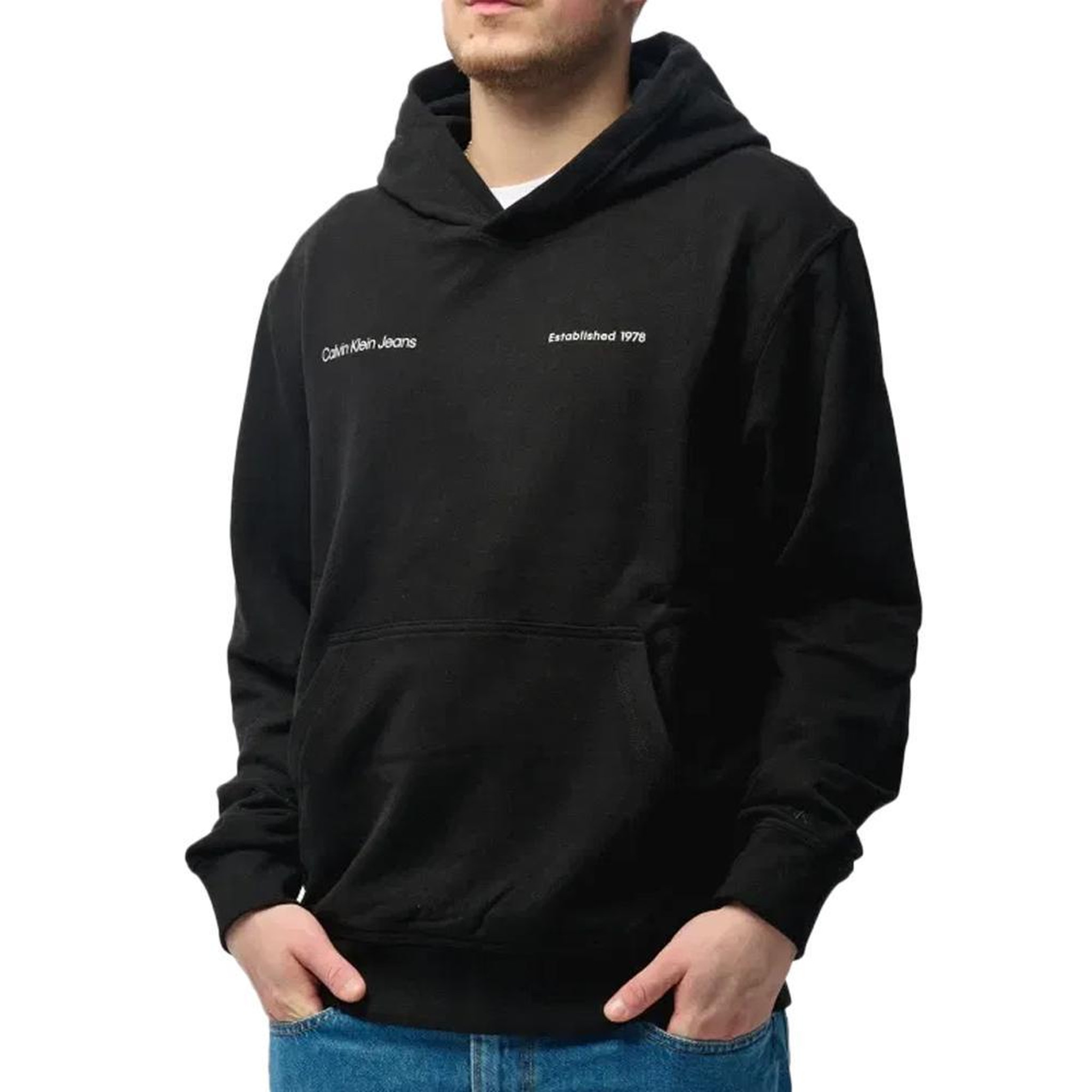 Voir la diapositive 1 : CALVIN KLEIN JEANS Sweat à capuche  Homme Calvin Klein Jeans Big Box Logo