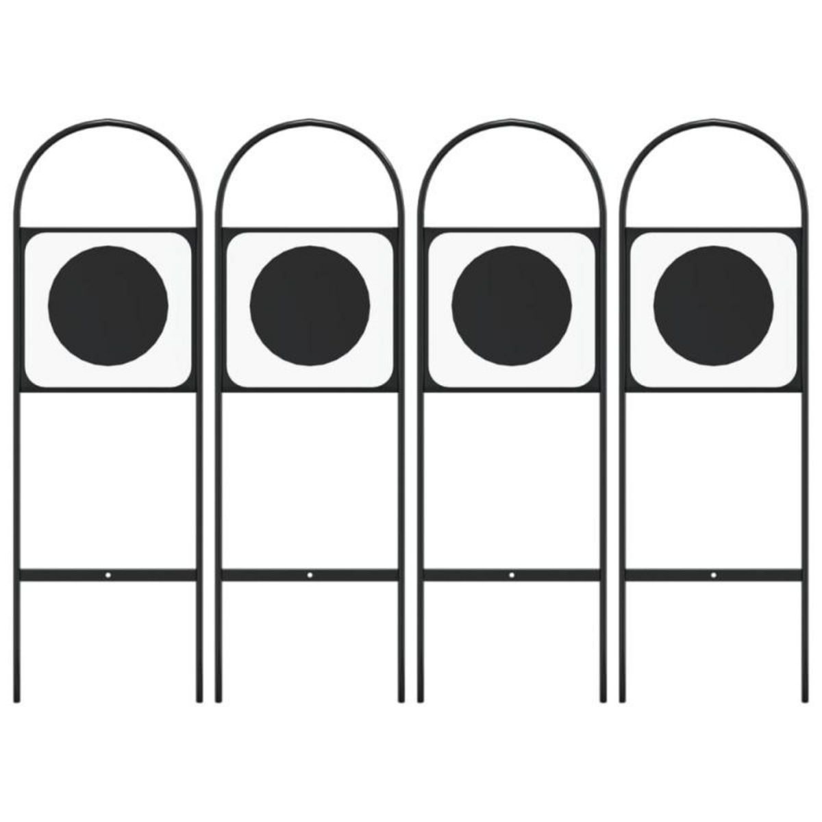 VIDAXL Marqueurs de dressage 4 pcs acier