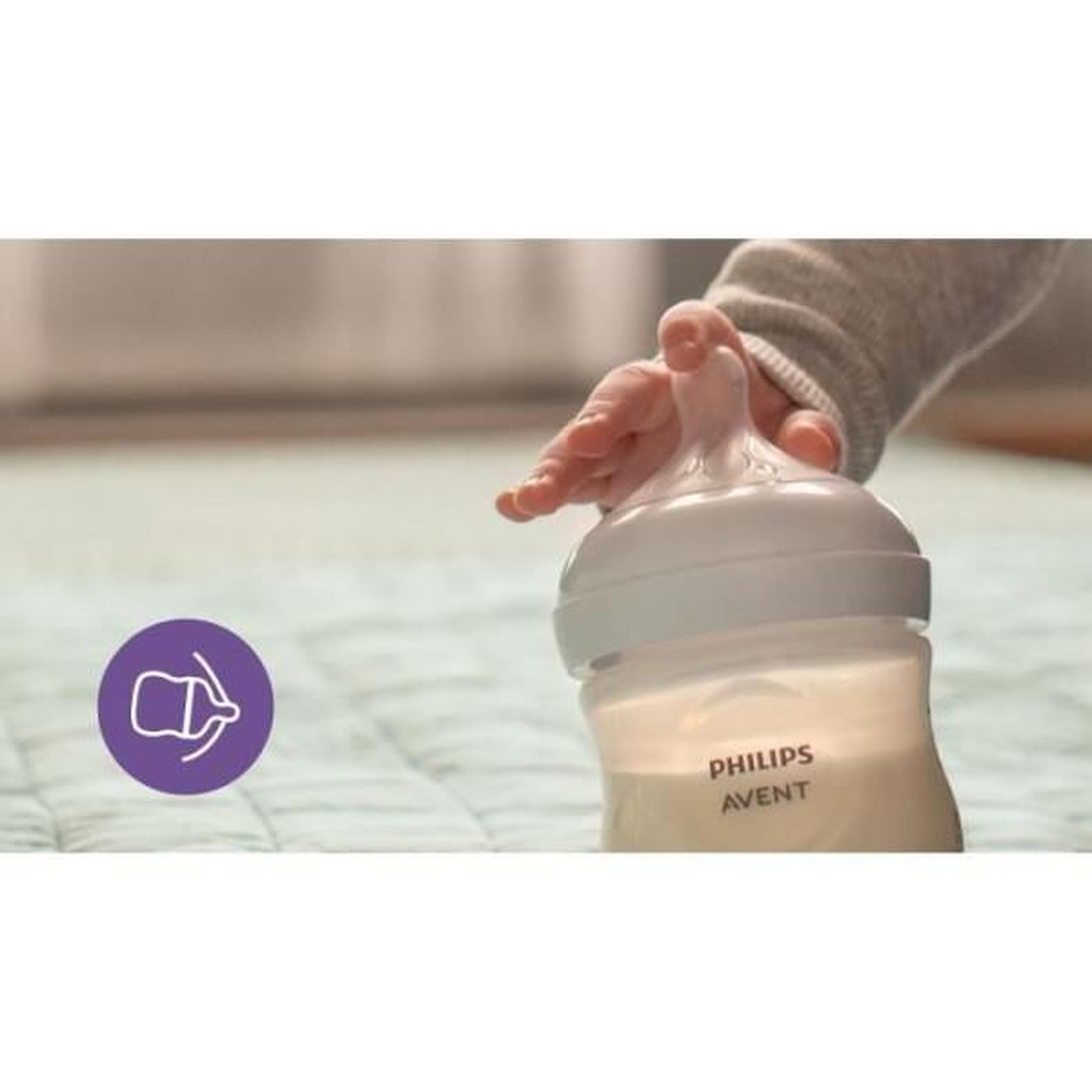 Voir la diapositive 5 : PHILIPS AVENT Kit nouveau-né - philips avent - natural 3.0 - 2 biberons 125ml + 2 biberons 260ml + sucette ultra douce 0-6m + goupillon