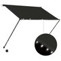 Voir la diapositive 2 : VIDAXL Auvent retractable avec LED 150x150 cm Anthracite