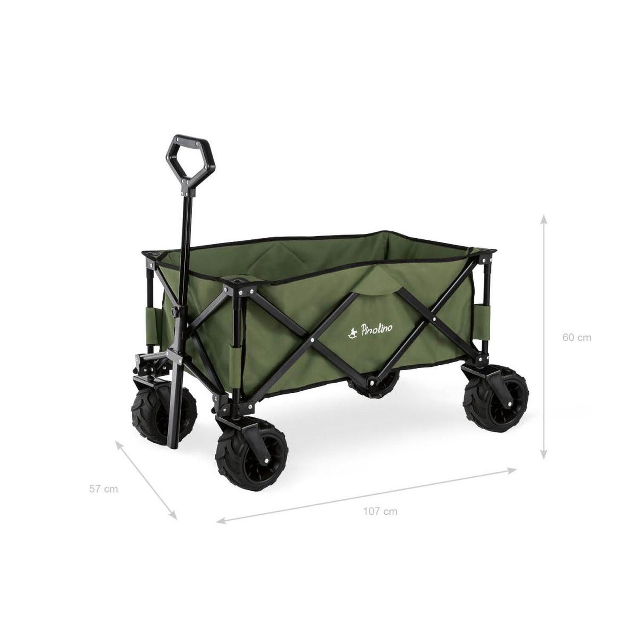 Voir la diapositive 3 : Pinolino Chariot pliable Porti Traveler vert