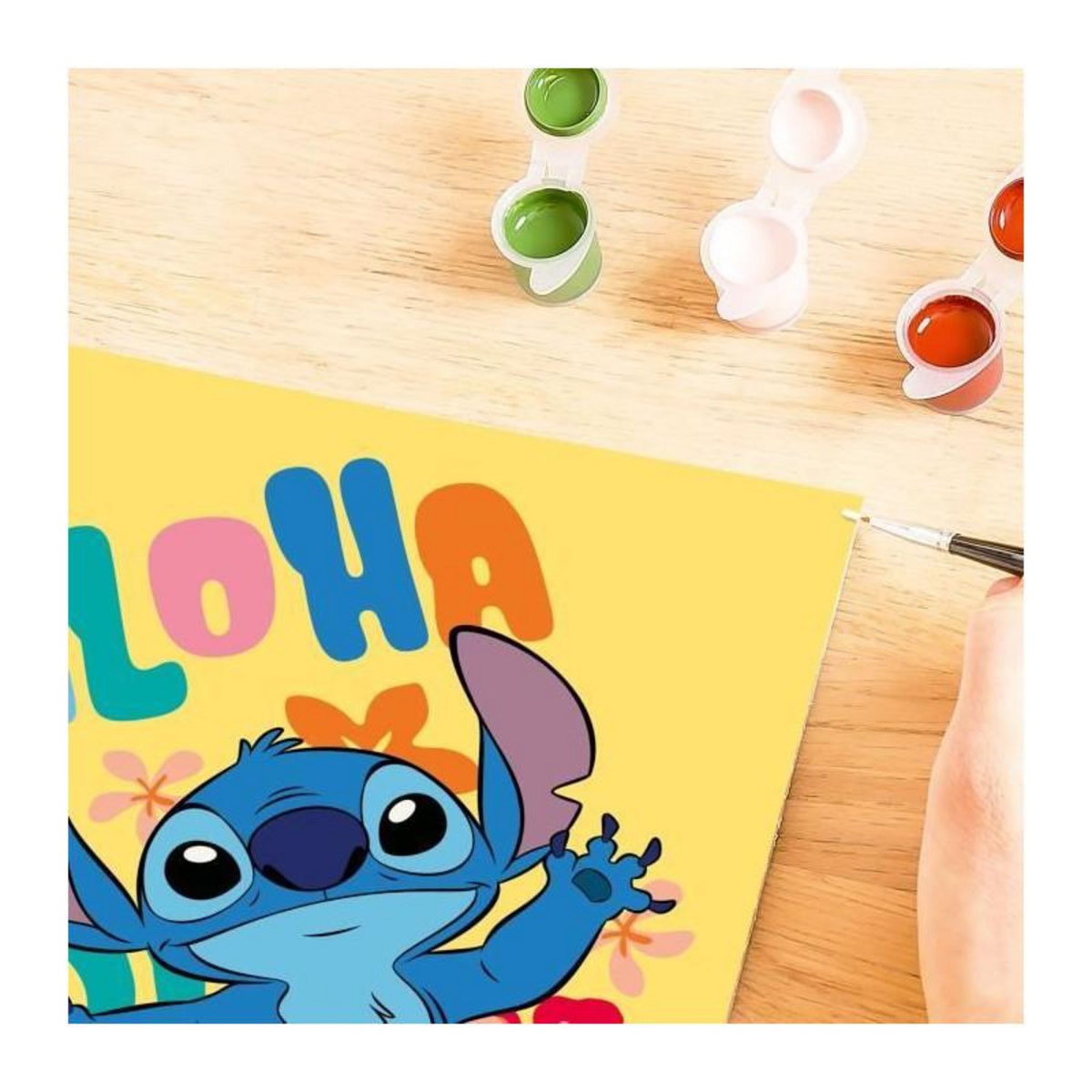 RAVENSBURGER CreArt Kids 18x24cm Stitch, Kit de peinture par numéros Numéro d'Art, Des 7 ans, 25844, Ravensburger