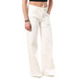 Voir la diapositive 1 : MONDAY PREMIUM Jean Large Blanc Femme Monday Premium Cordon