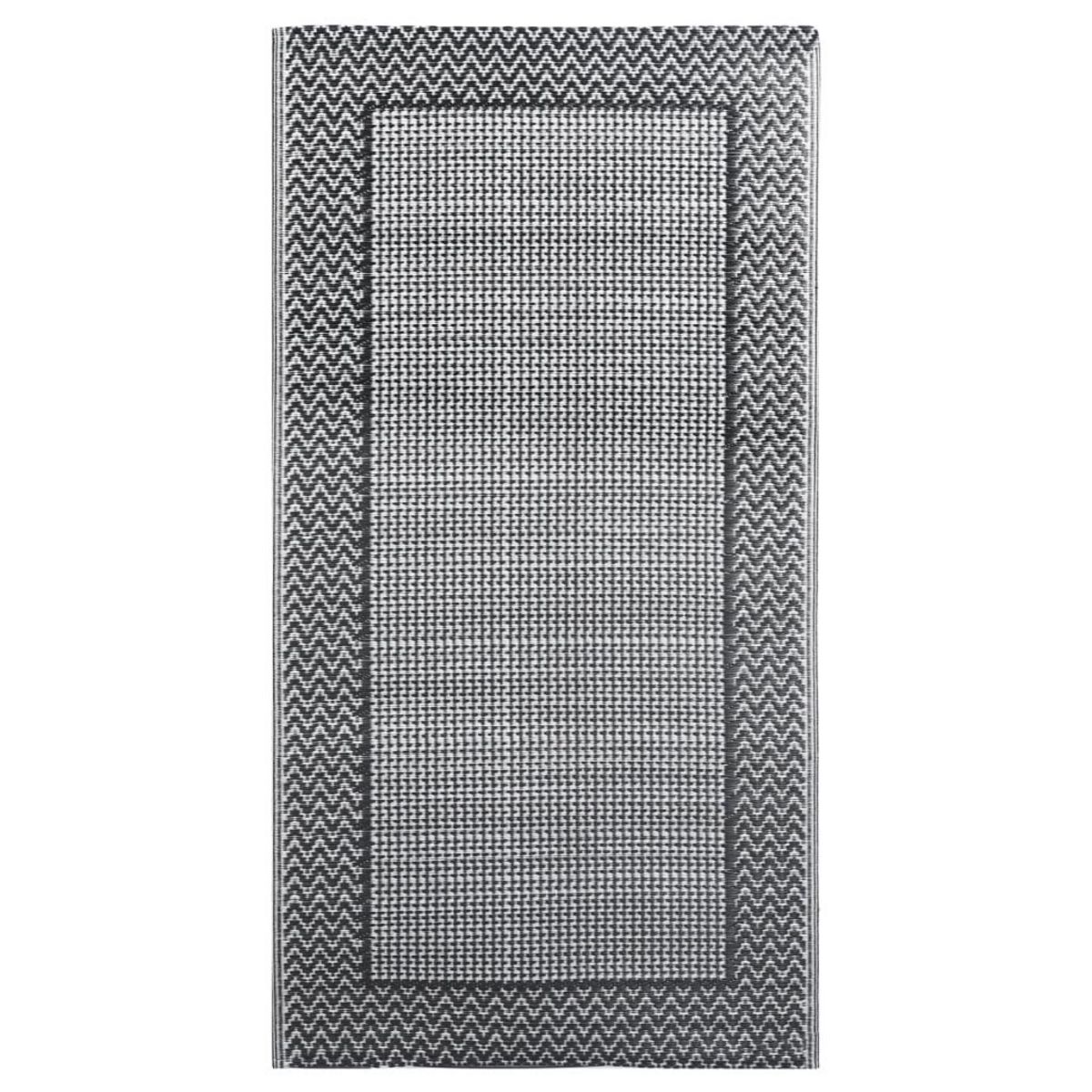 VIDAXL Tapis d'exterieur Gris 80x150 cm PP