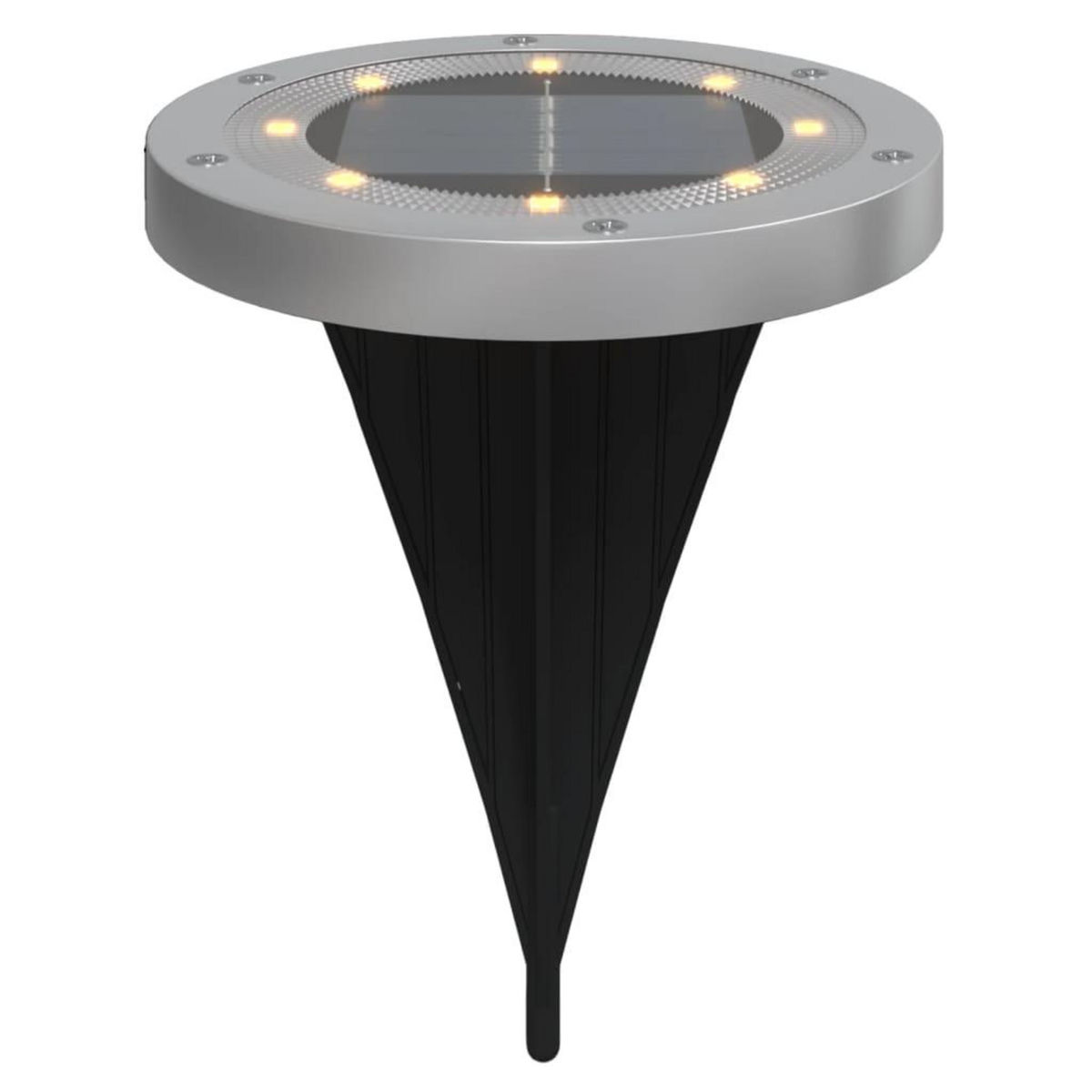 VIDAXL Lampes solaires de sol et piquets de sol exterieur 12 pcs
