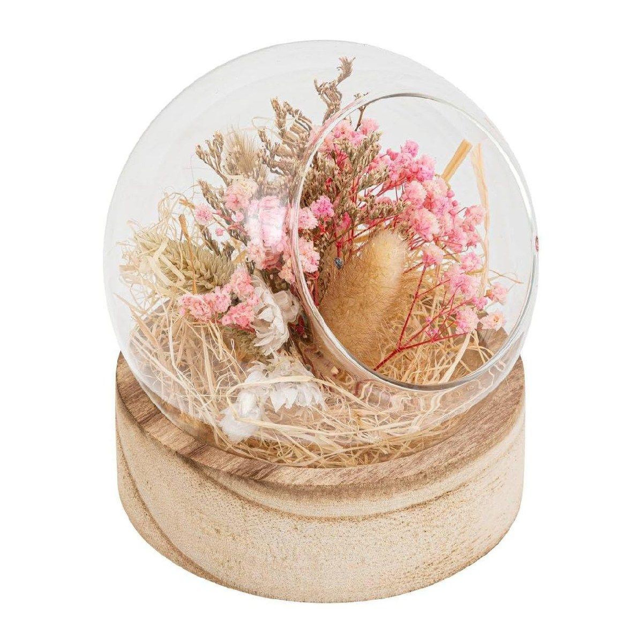 ATMOSPHERA Composition de fleurs naturelles  pria  13cm multicolore