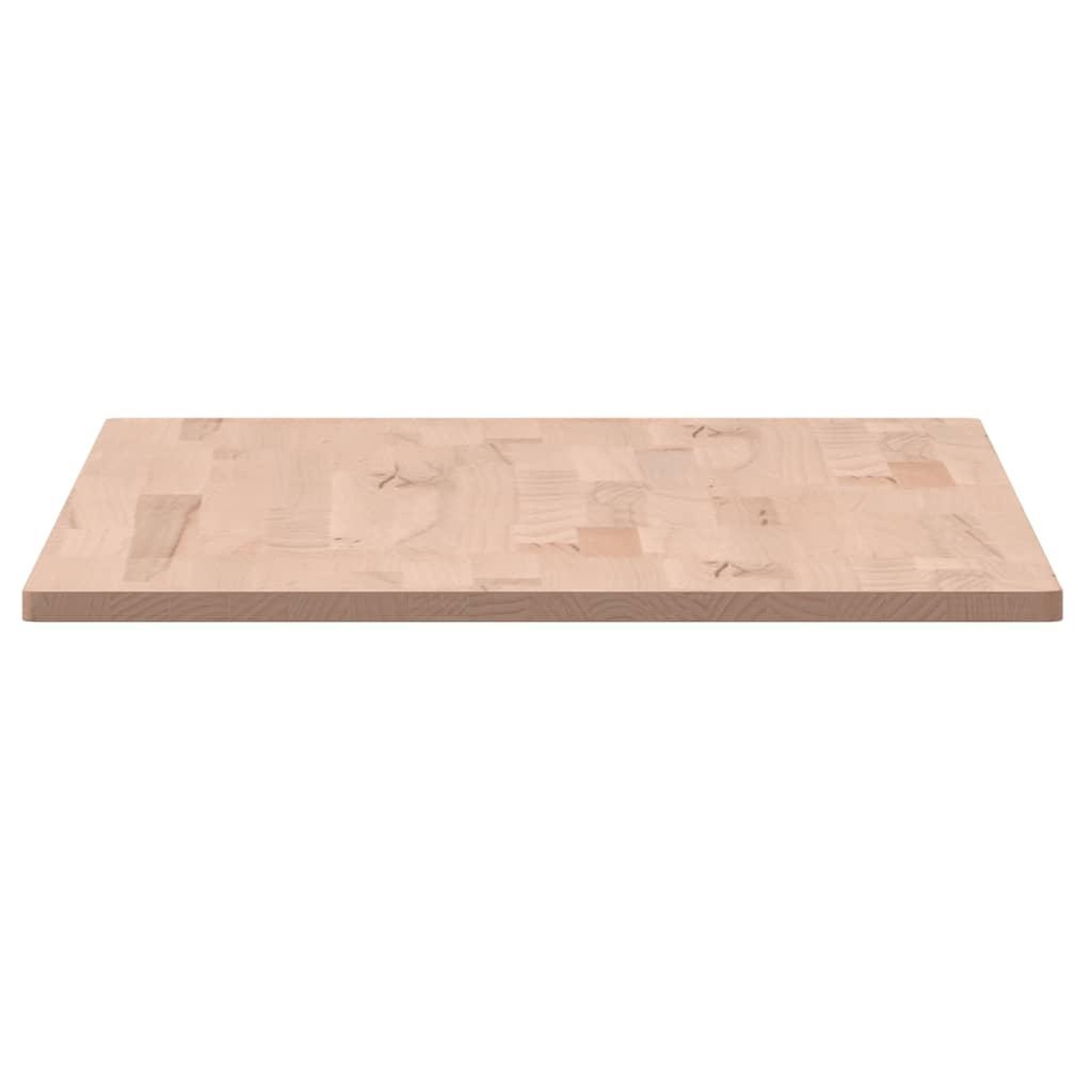 Voir la diapositive 5 : VIDAXL Dessus de table 80x40x1,5 cm rectangulaire bois massif de hetre