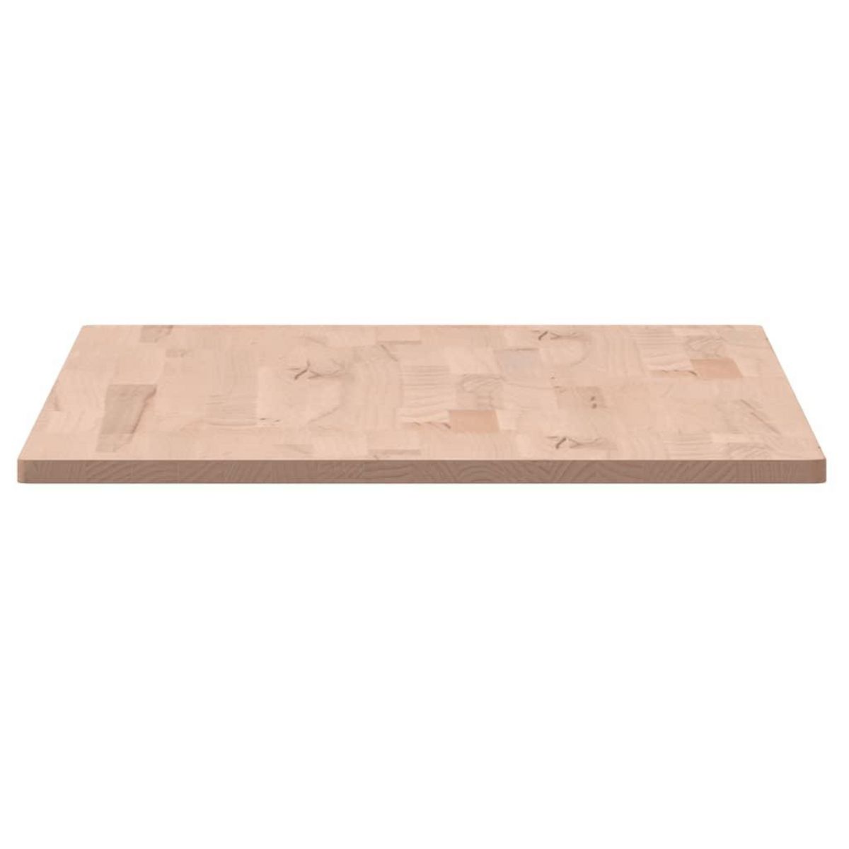 VIDAXL Dessus de table 80x40x1,5 cm rectangulaire bois massif de hetre