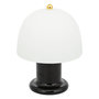 Voir la diapositive 1 : ATMOSPHERA Lampe LED haut 21 cm verre noir
