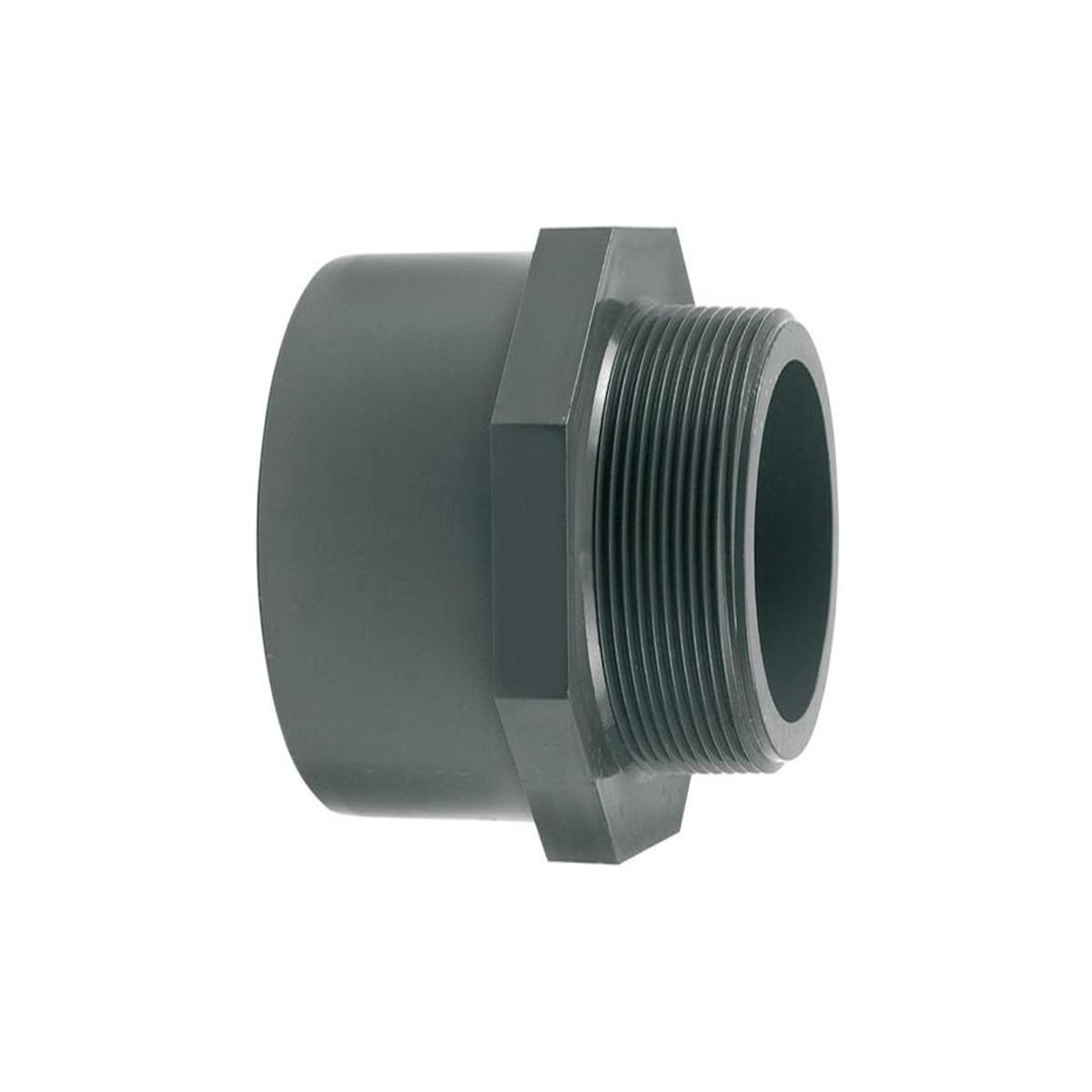 JARDIDECO Embout mixte PVC pression M/F fileté 50 x 63 x 2  - Fitt