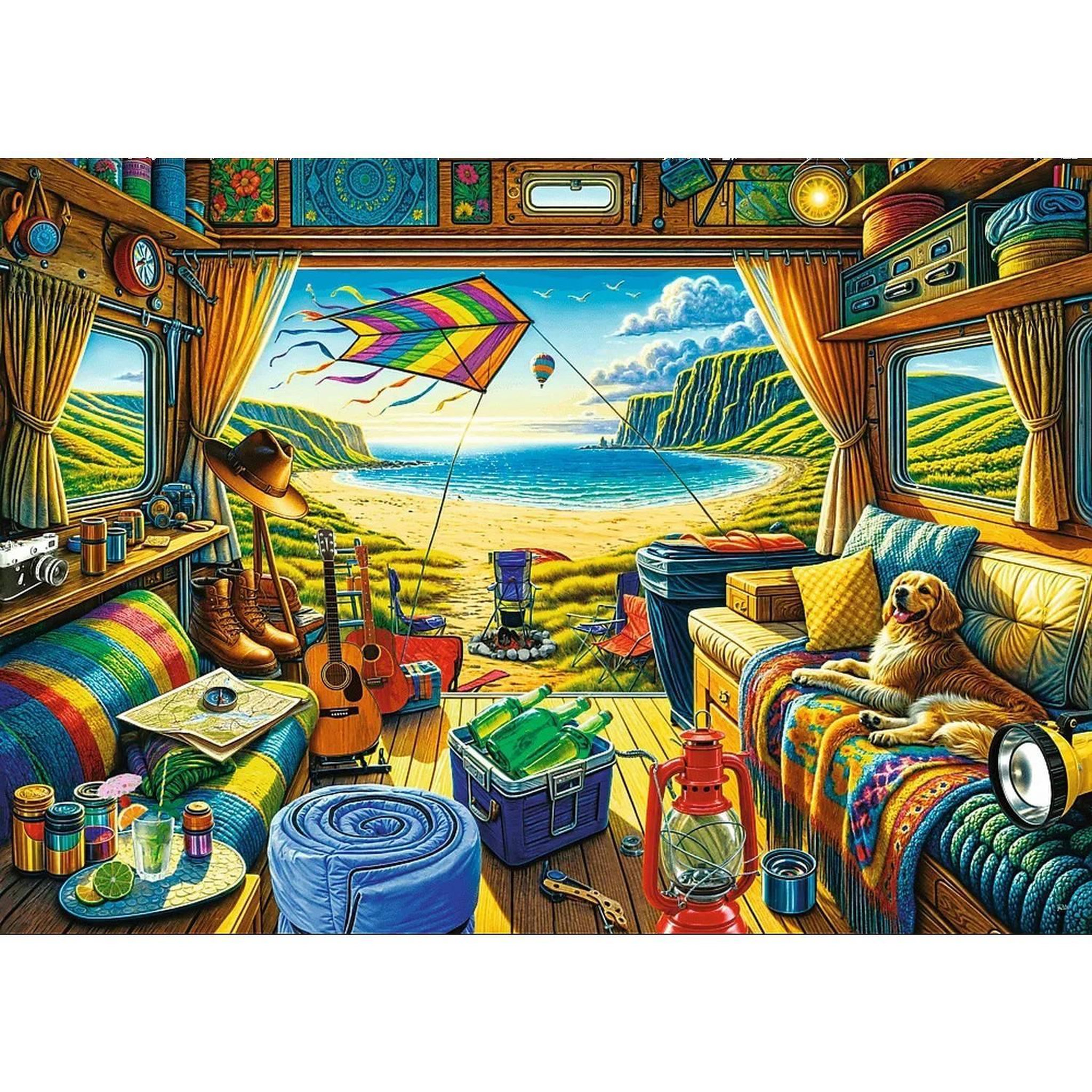 Trefl Puzzle 1000 pièces Premium Plus : Van Life