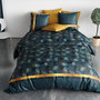 Voir la diapositive 2 : ATELIER DU COTON Parure housse de couette 100% coton 57fils ginko