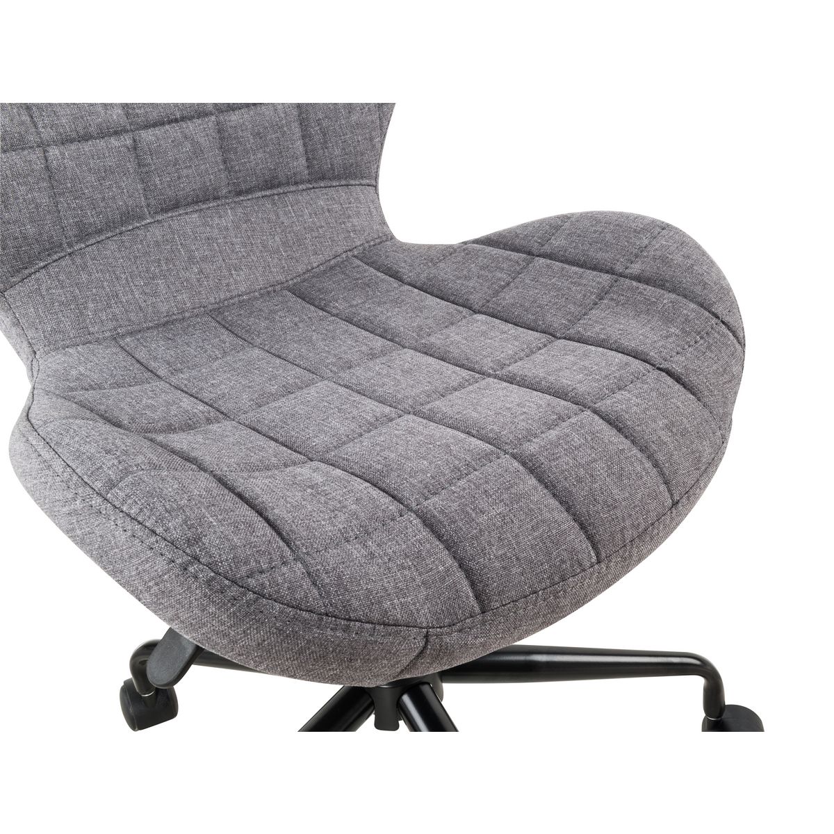 Chaise de bureau tissu AUDE