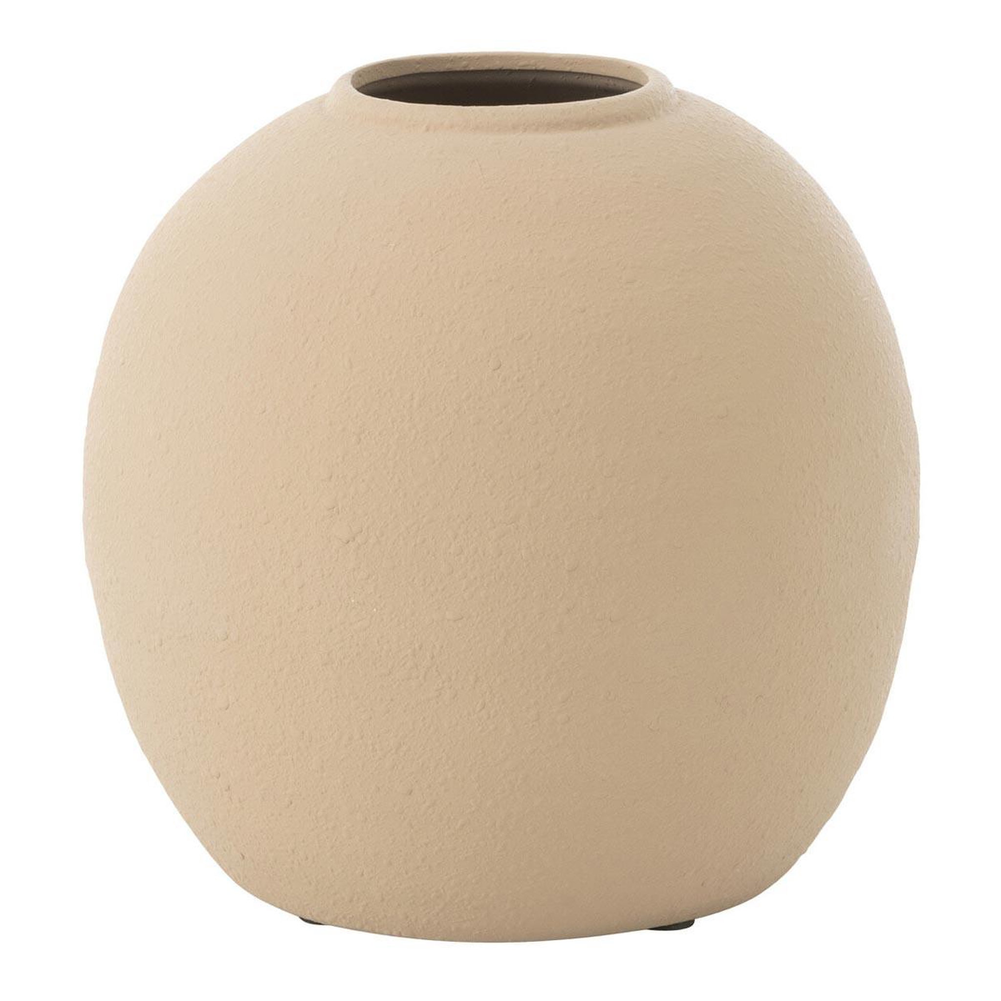 J-LINE Vase Déco en Argile  Cassia  28cm Naturel